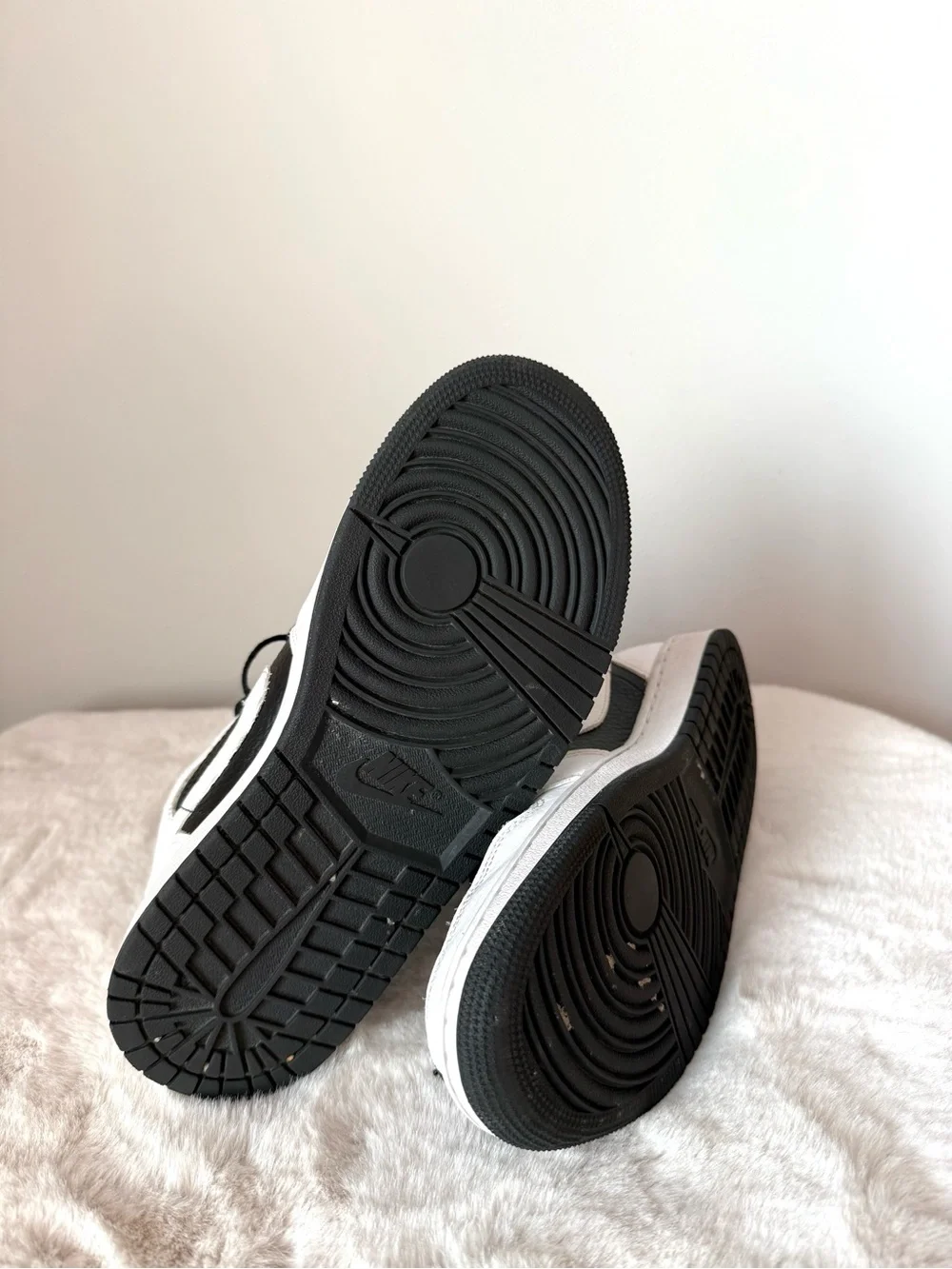 Nike Air Jordan 1 Mid Split Black and White Women’s Sneakers